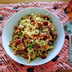 量は申し分ないくらいあるけど、味が余り好きじゃない…ピーマンのせいだな。きっと。