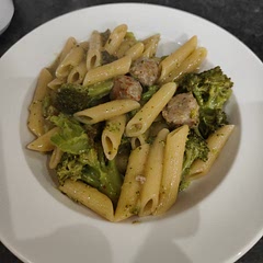 Was very nice , did as someone else suggest and added more stock than the recipe suggested , me and the misses liked it unfortunately was as much of a hit with our daughters .