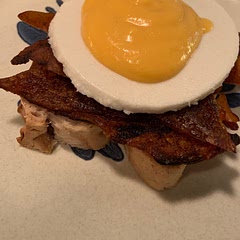 I only ended up using the red bacon starch (no white) this time, but I will definitely be using it next time! So delicious and crispy!!