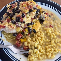 So good. The chicken was moist and flavorful. It was so easy to throw together. I think this just became our new chicken go-to meal.