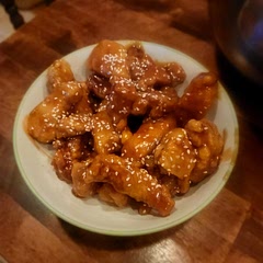 Was pretty good!  I didn't have enough honey so it came out more like a teriyaki/soy sauce.