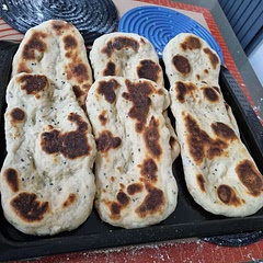 These are lovely, we tend to smother with garlic butter after warming through