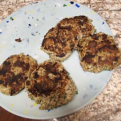 Didn't quite turn out like the recipe pic, but all in all, pretty good. Strong dill flavor.