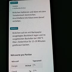 Zubereitung Teil 2