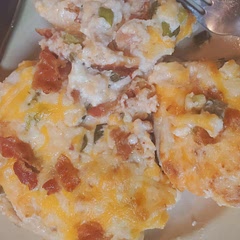 It was delicious, easy to make,  low carb, and kid approved!! Definitely a new favorite meal in our house!