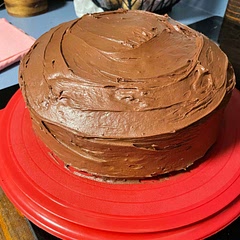 I didn’t use the icing recipe, just the chocolate cake recipe. And it wasn’t great. Flavor was basic, cake was dry. I think it needs more almond and vanilla extract and maybe Mayo or applesauce to help with the texture/moisture. It was lacking.