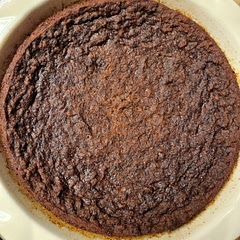 Almost too sweet but so darn good! Served with baked peaches and Greek yogurt to cut through the richness. All together, a new favorite for me.