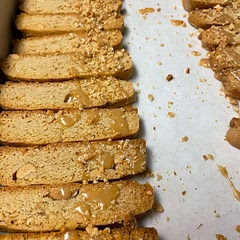 Peanut butter icing was a little thin even with only 2 Tbs of milk. Recommend adding more peanut butter to thicken it up if needed.