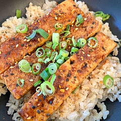 Very tasty and easy to make. Next time I will do the full 4tbsp of maple syrup to balance the spice more but it was yummy.