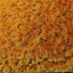 I used marble cheese for the sauce and old cheddar on top. Also broiled for 5 minutes at the end.