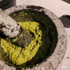 Don't make a double batch without a food processor... it hurts.