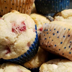 I used strawberries and white chocolate chips instead of the seasonings and milk chocolate chips. I've also used the original recipe with almond extract and it was still amazing! Sally never disappoints 😉