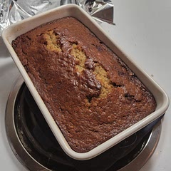Delicious Bandana bread! I love this recipe. I'd recommend going by the cups measurement for the bananas because they can be in such different sizes. 2 large bananas made a full recipe for me.