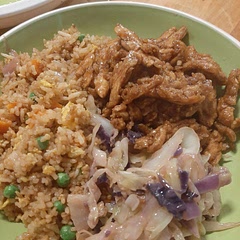 This orange "chicken" is OUTSTANDING and I am in love with it.