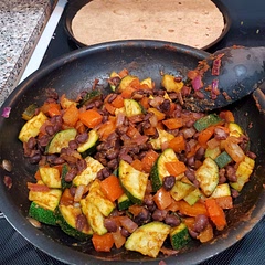 Really enjoyed this recipe! Def recommend adding the hot sauce. Tastes good, easy, filling, makes leftovers - will be a go-to for weeknight dinners or lunches during the week