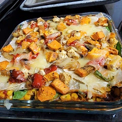 Used enchilada sauce instead of salsa due to sensitivities. Delicious