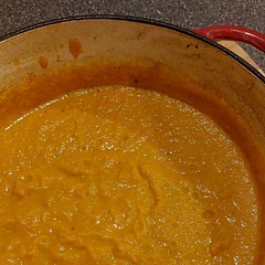 Nice and creamy even with no added cream. Can totally be vegan if you swap the butter out.