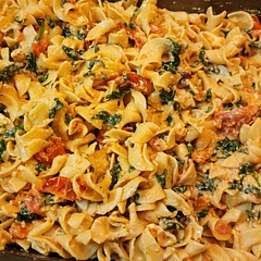 Pasta water is important!
