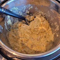 This will be a regular dish for us. It was super flavorful and I only used a tiny sprinkle of chili powder so it was not spicy. It was also very easy. My favorite type of recipe is a dump-and-cook in the instant pot.