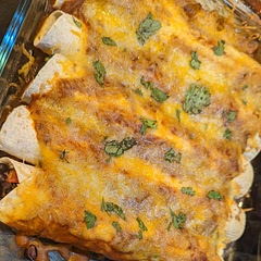 Use Chipotle powder instead of chili powder, but HALF the amount.
The homemade enchilada sauce is worth it!
https://whi.sk/XXITP