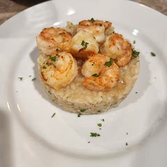 Really delicious. Added shrimp sautéed in garlic butter