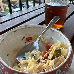 I love the flavor of this dish, but the pasta always ends up undercooked on top and overcooked on the bottom. Next time I’m simmering the veggies and chicken in the broth like a soup and mixing in cooked pasta and cheese after.

-Bagged mozzarella keeps its form, so I prefer crumbling a ball of fresh mozzarella instead, so the dish is more gooey

-paprika, Italian blend, chili flakes, garlic powder,  all make great additions, use as much as your heart desires (as-is is tasty, but a bit bland)