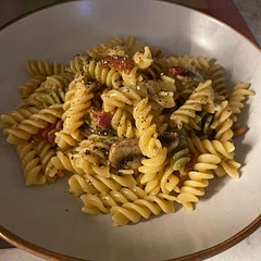 Carbonara alla leftovers! It was amazing and so simple