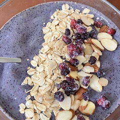 Used vanilla flavored protein powder and it turned out delicious. Very refreshing especially on a hot morning. Lots of layers of flavors that come through in this smoothie but very enjoyable.

Edit 7/8: can be enjoyed as a smoothie bowl too.