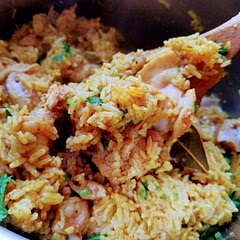 Doubled the entire recipe (kept salt and butter/ghee the same). Added the cilantro at the very end. The taste is incredible! The texture is a bit soft, maybe because I only had Jasmine rice.