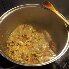 Nice dish to make. I used drumstick as well as thigh pieces.