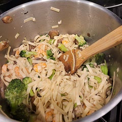 Pretty easy. Par boil the broccoli ahead of time if you want to make it under 30 minutes