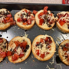 Super easy. If you don’t like a strong garlic flavor you might want to cut down on the garlic. However I love garlic and this is perfect! Sometimes I’ll let the mix marinate with the tomatoes if I have time.