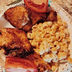 This chicken was exceptionally tasty.. I forgot to dry it beforehand. I hear that helps add more crispiness. I'm definitely making this again.