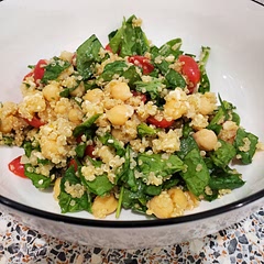 Exactly as described... Easy, healthy fridge salad. I've been adding a little avocado to each serving to make it a little bit more filling for lunch. Will be going in the rotation!