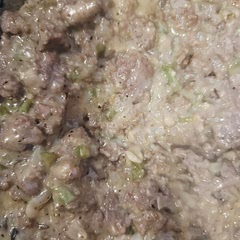 The family really liked it.  Had a strong green pepper taste, so if you don't like green peppers like my daughter, you might want to cut back on them.  You could even cut them out completely and it would still taste good.