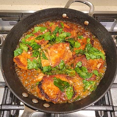 Added extra sugar and honey along with a "power greens" mix. Serving it like Vietnamese style pork chops makes them quite tasty.