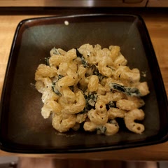 Easy and quick. Had to add a bit more on seasonings to kick it up a bit but even without, it's more a creamy ricotta flavor with some tang.
