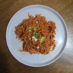 This is the 2nd time I'm making this. I just used the pasta I had on hand both times and it's been DELICIOUS. Definitely a new go-to.