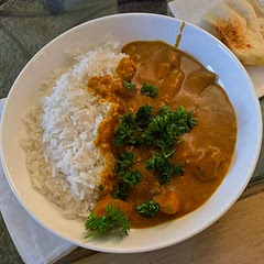 Great recipe! I added a handful of extra spices (namely, white pepper, cayenne, and cinnamon) as well as a touch of sugar. It takes a while to reduce the sauce down, but a little cornstarch slurry sped up the process!