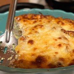 Made it with ground turkey that I browned immediately before baking- no need to make overnight if you want the same morning. Kids loved it too!