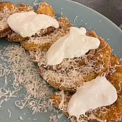 Made it — loved it! I forgot to add parmesan at first, so I sprinkled it later and topped with greek yogurt. Perfect for light dinner :)