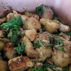 3/5. Really good. I love potatoes cooked in broth