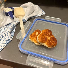 I made these but I experienced a bit of trouble due to the fact that I live in the mountains at a high elevation. So, other than the weird proofing, they turned out great! The one thing that I started to do as I went along was I made them smaller, that way they cooked faster and were crispier!