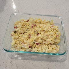 Easy to make and tasty.  May add some bacon.