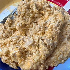 Doesn’t look amazing, but I wanted to make it low carb so I mixed it all together and warmed it in a pan, and just ate the filling without the tortilla.
