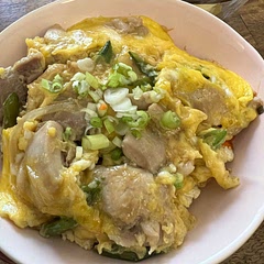 Served over iritofu(stir fried riced tofu). Low carb and lots of protein!