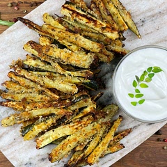 Please note:
This roasted courgette will definitely be soft, but shouldn't be soggy.
Perfect as a side dish.