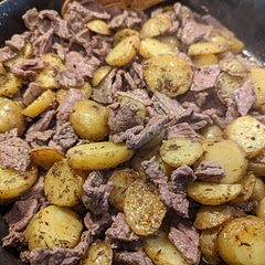 Delicious.  I don't measure spices, I never have.  I use spices as my taste at the time.  I think this is a well balanced recipe except I did need to add a bit more salt and pepper.