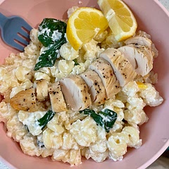 perfect for summer! served with chicken 🍋