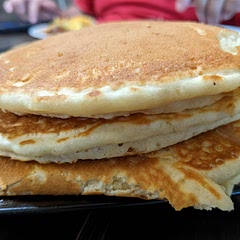 This is my go-to for pancakes. I add a teaspoon or two of vanilla, but that's my only change. I usually make a double batch so we can have leftovers ... But there are still never leftovers.